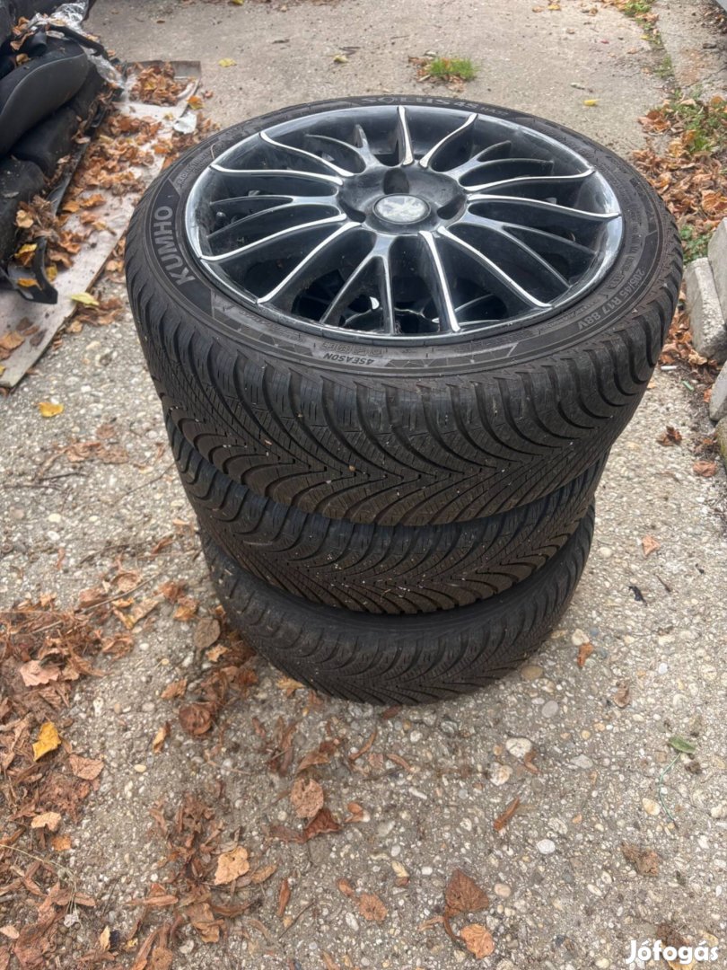 Eladó 3 db négyévszakos gumi Kumho 205/45 R17