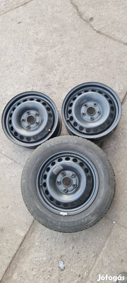 Eladó 3db 5x112 15" Skoda,Vw Acélfelni!