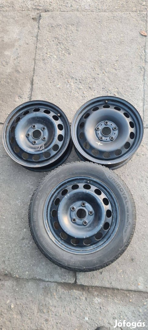 Eladó 3db 5x112 16"-os Vw-Audi Acélfelni!