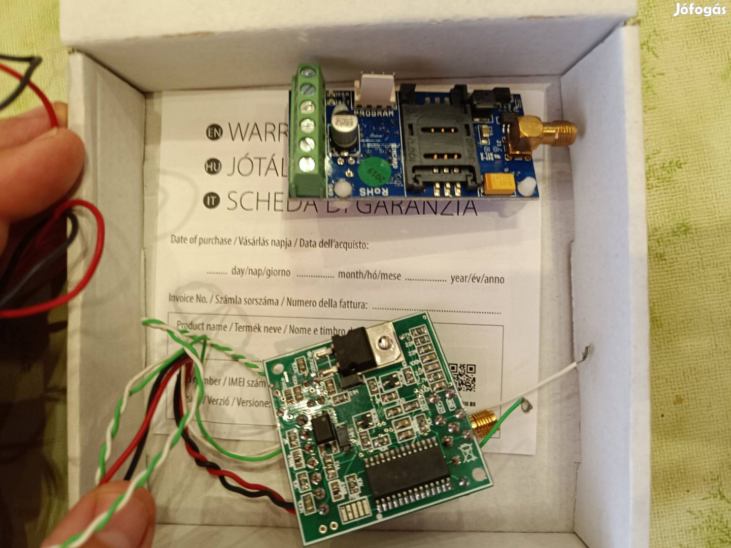 Eladó 3db GSM modul és egy segédtápegység