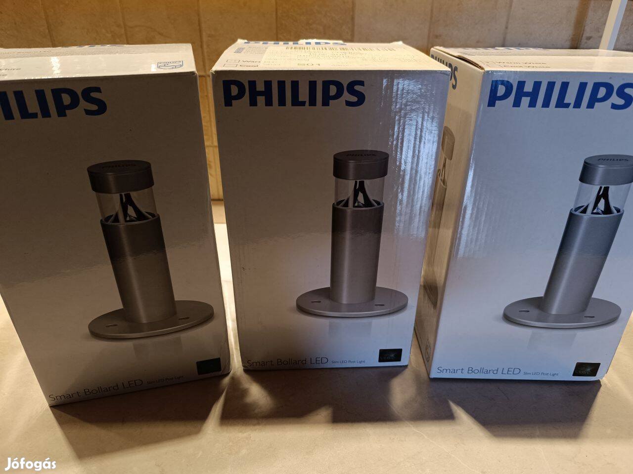 Eladó 3db új Philips Smart Bollard LED BCP450 kerti lámpa