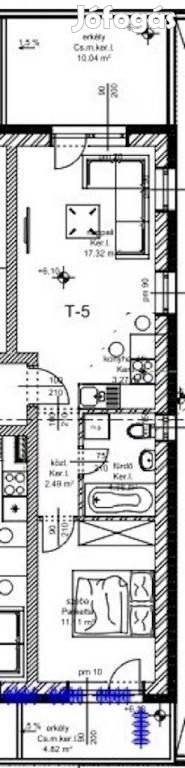 Eladó 46 nm-es lakás Hegyeshalom