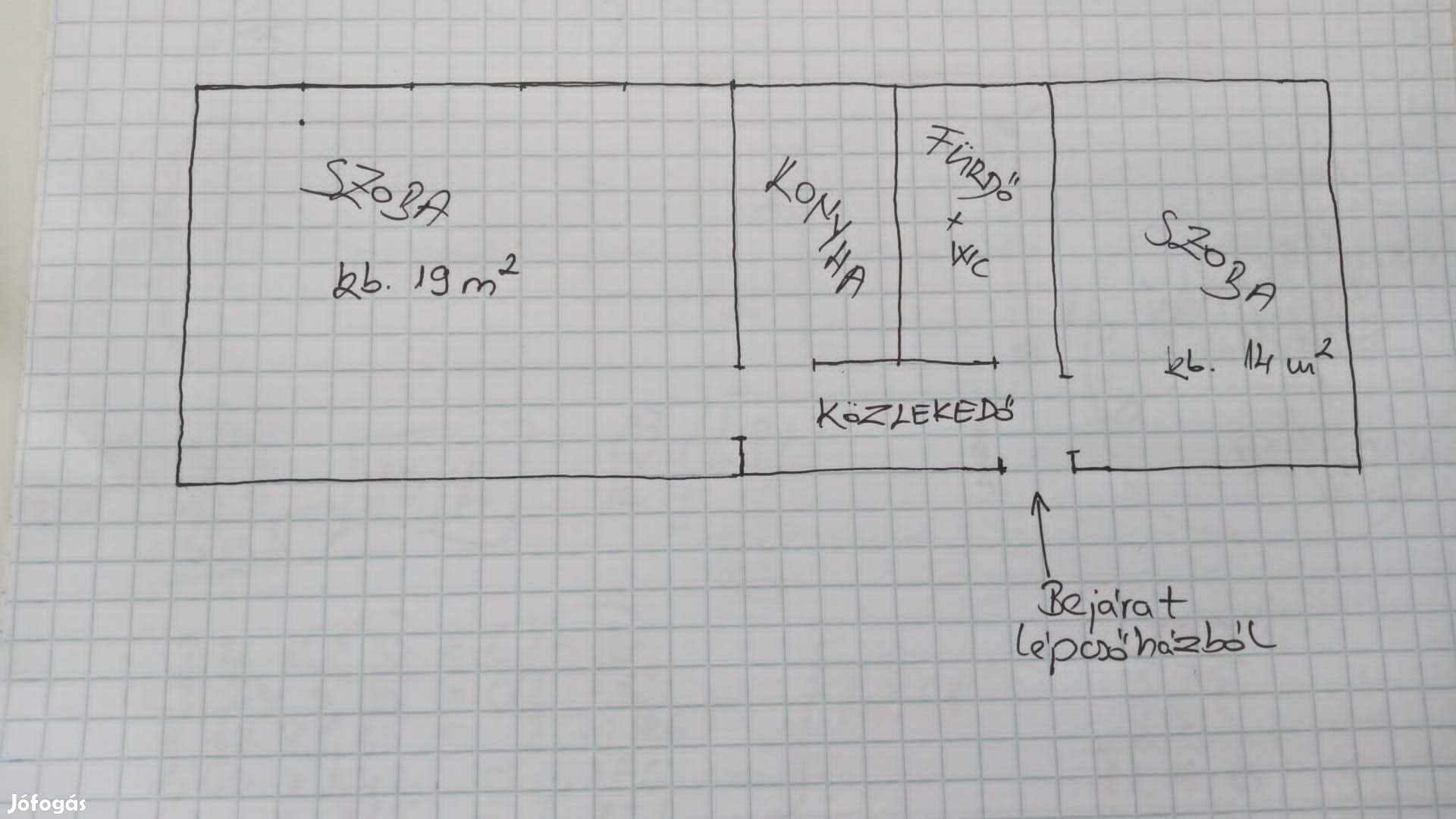 Eladó 46 nm-es lakás a XI.kerületben