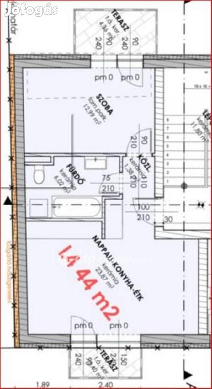 Eladó 47 nm-es lakás Győr