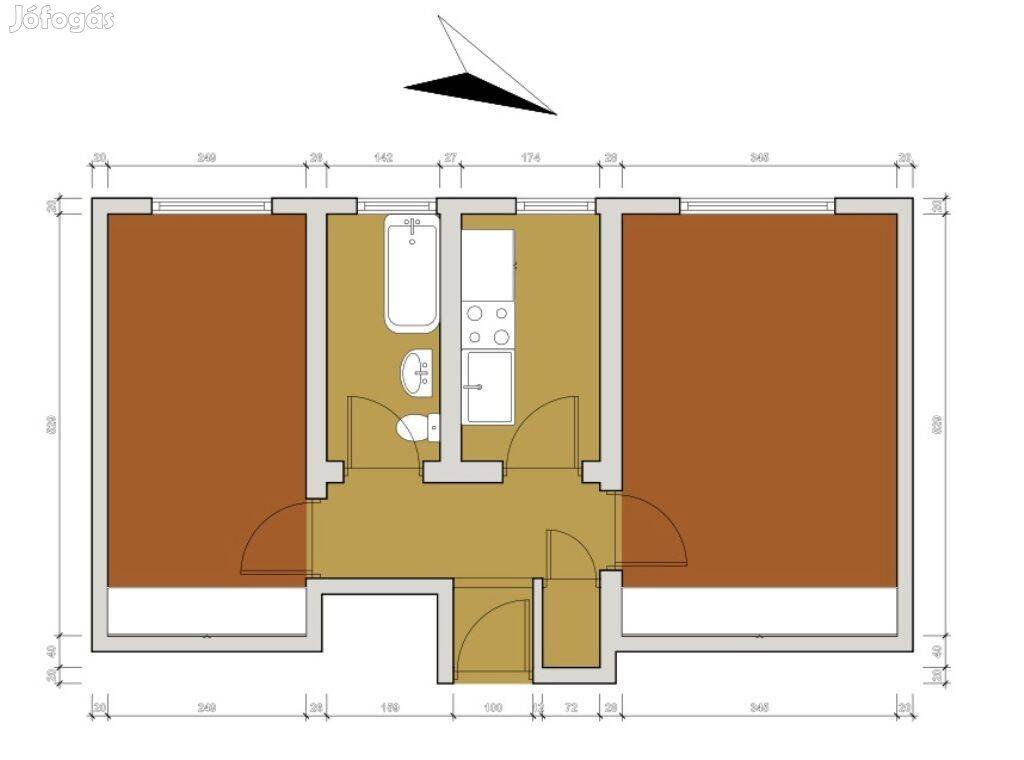 Eladó 49 m2-es lakás Szombathelyen a Perintparti sétányon