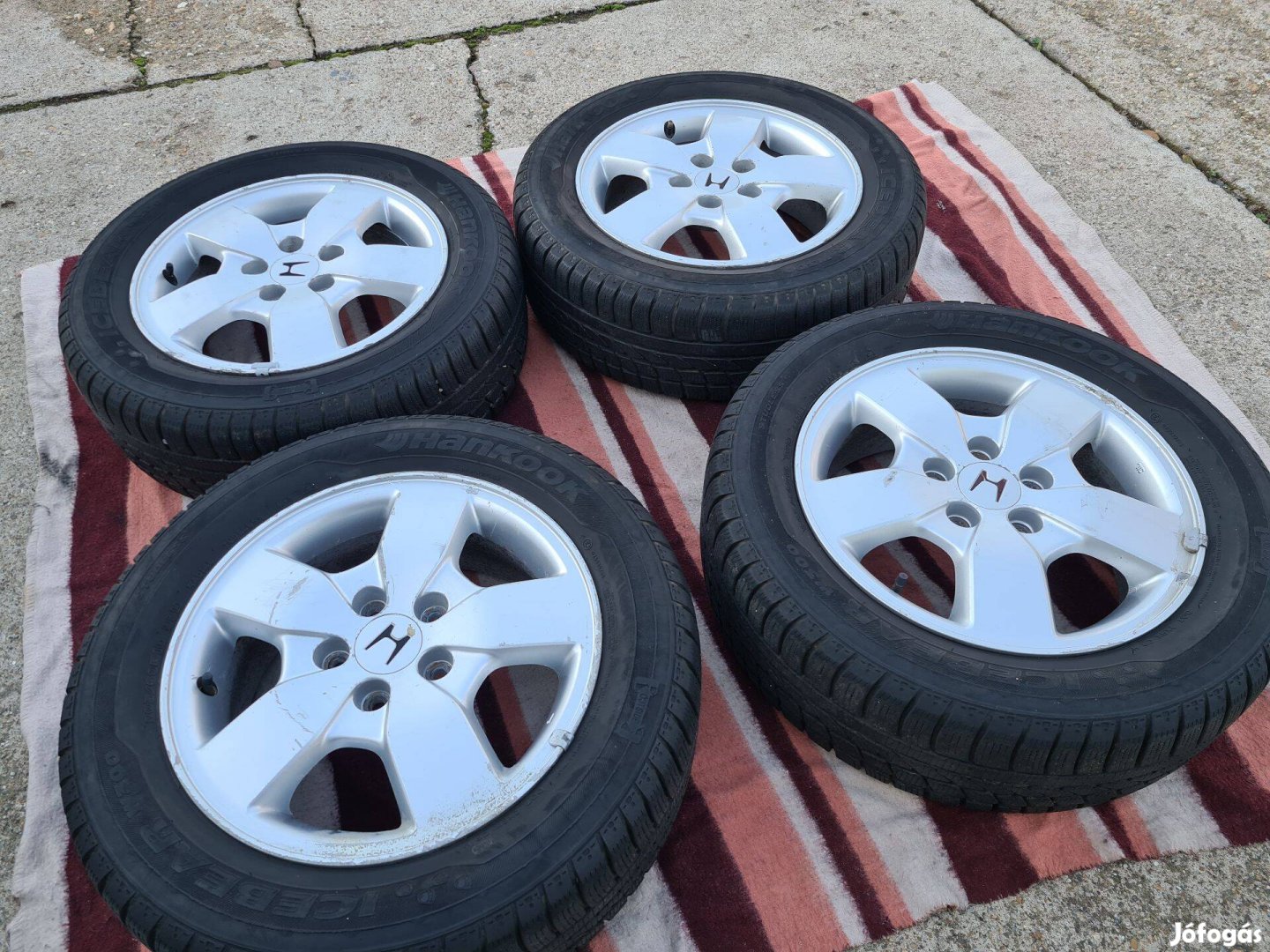 Eladó 4 db 16" 5x114,3 Honda alufelni