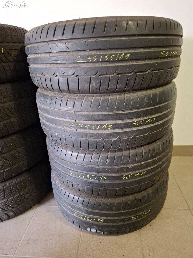 Eladó 4 db Dunlop Sport Maxx 235/55/19 nyári gumi