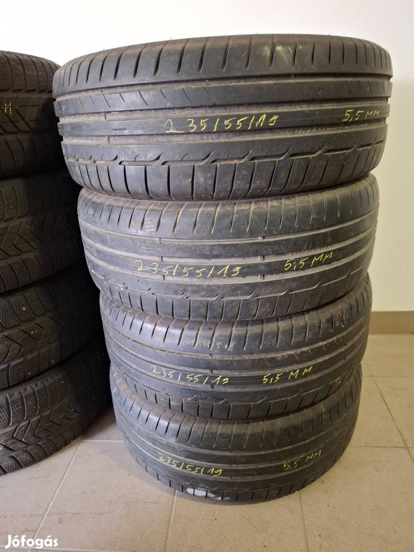 Eladó 4 db Dunlop Sport Maxx 235/55/19 nyári gumi