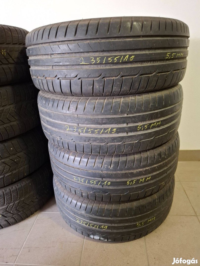 Eladó 4 db Dunlop Sport Maxx 235/55/19 nyári gumi