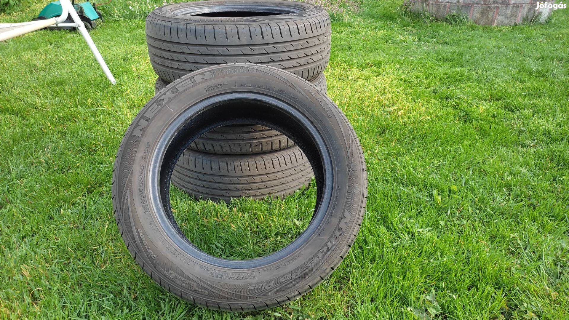 Eladó 4 db Nexen 195/55 R15 nyárigumi