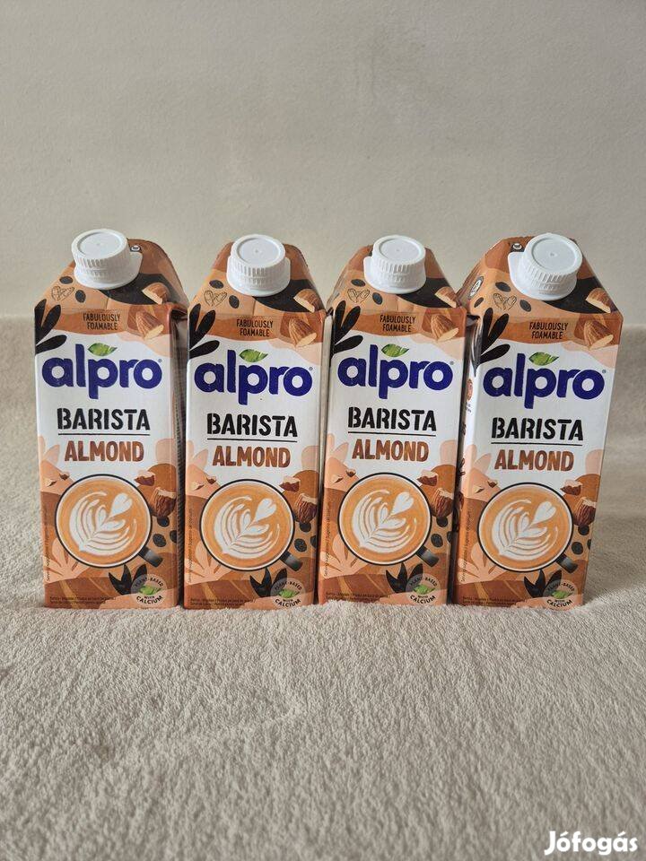 Eladó 4 db alpro barista almond ital (Egyben, áron alul!)