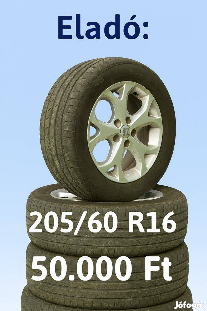 Eladó 4 db alufelni nyári gumikkal Toyota kompatibilis / eladva