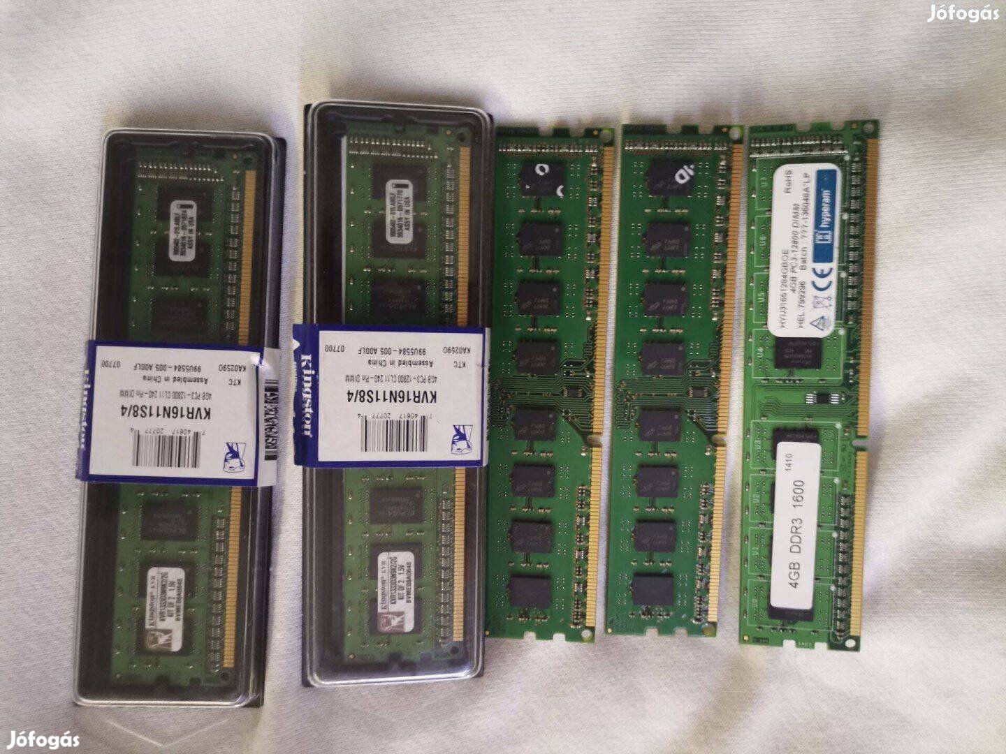 Elado 4 db ddr 3 ram 4x2 gb teszteltek kingmax