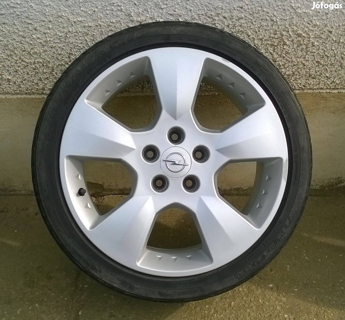 Eladó 4db17-es 5x110 Opel,Saab alufelni 215/40ZR17 nyári gumival