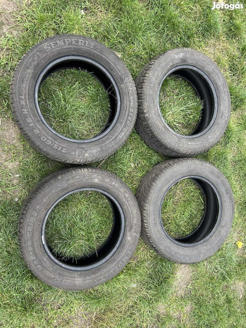 Eladó 4db 215/60 r16 semperit téligumi