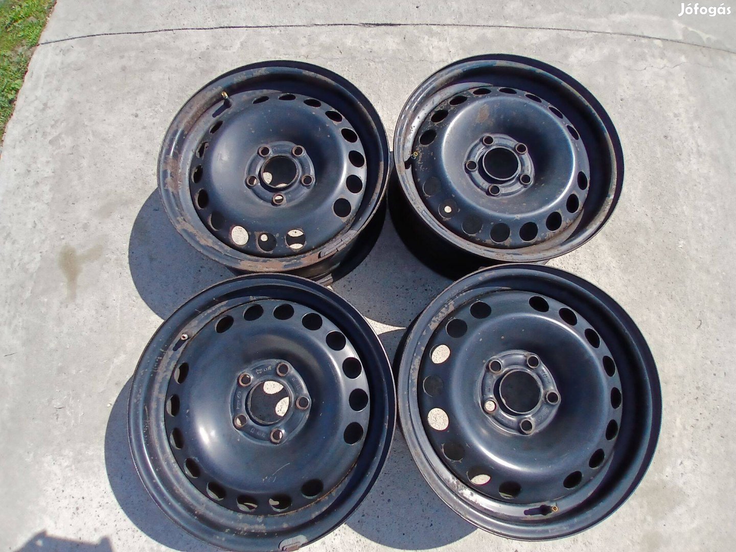 Eladó 4db 5x110 r15 eredeti GM opel vasfelnik !