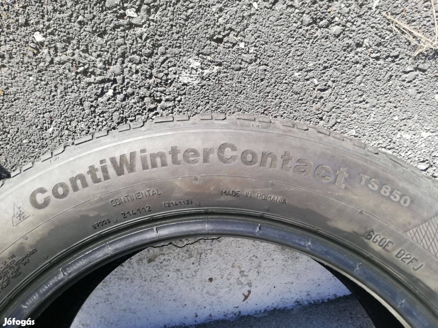 Eladó 4db Continental Wintercontact TS 850 használt téli gumi