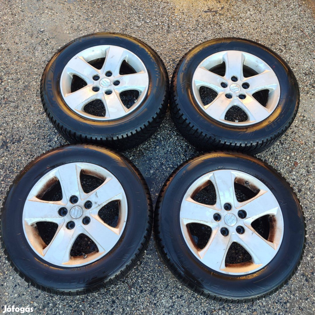 Eladó 4db Suzuki Vitara vagy Scross R16 alufelni + Tmps szenzor + gumi