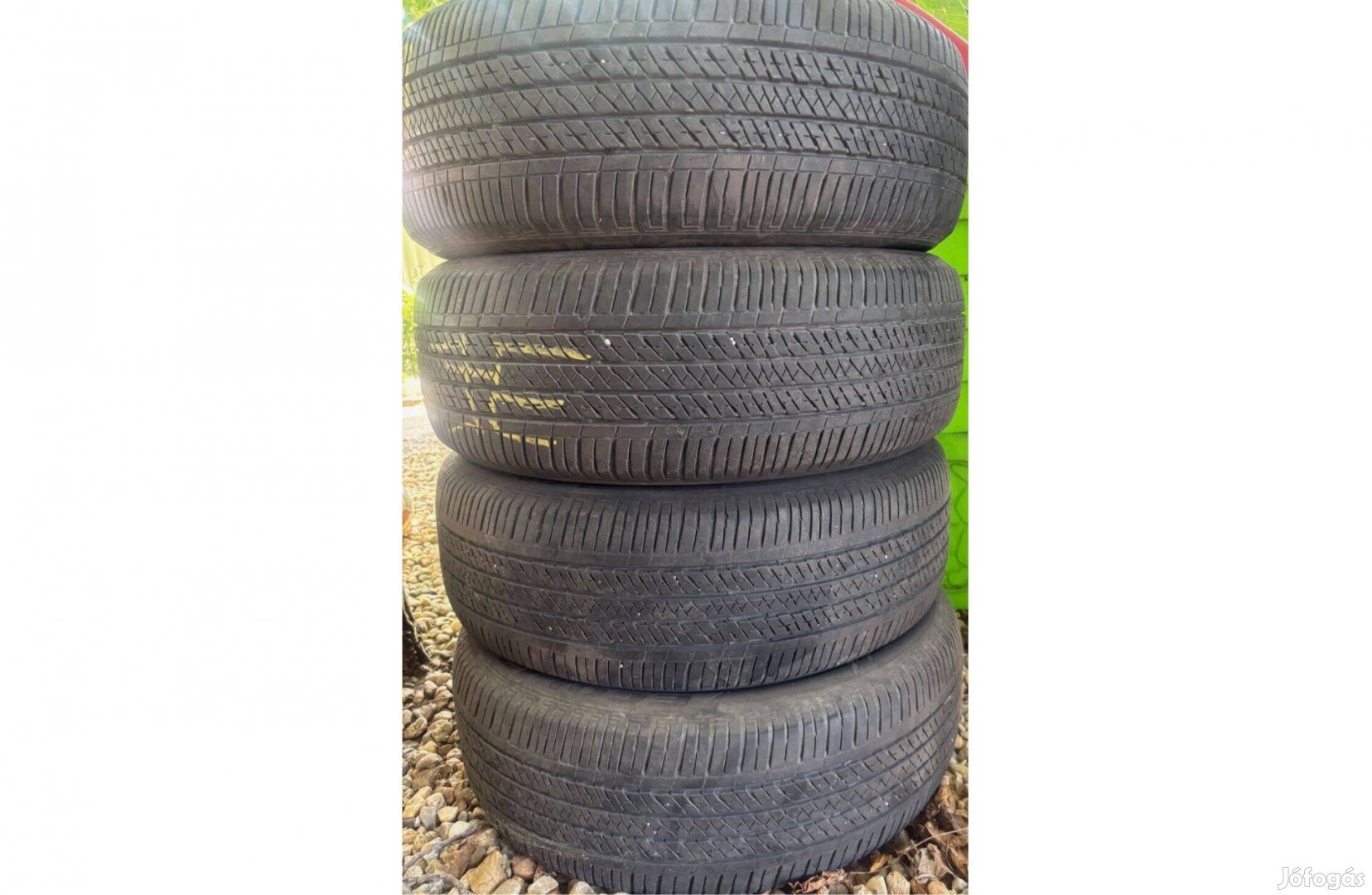 Eladó 4db használt Bridgestone 235/55 R18 Nyári gumi