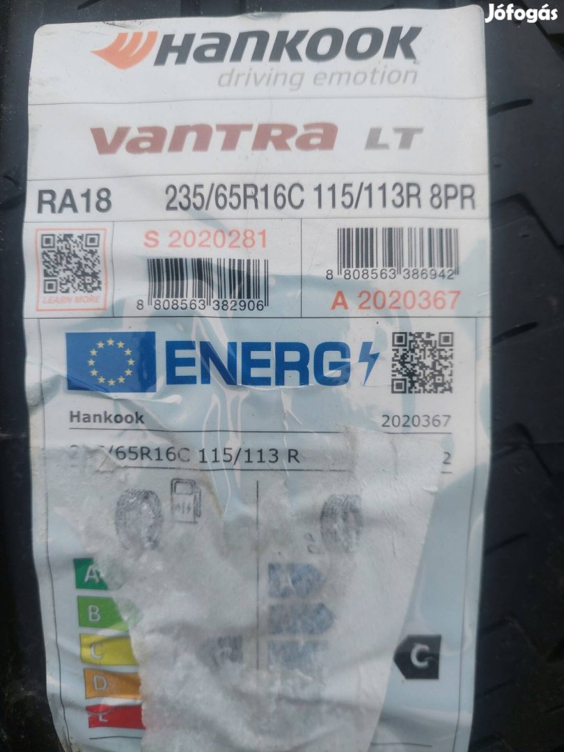 Eladó 4db új 235/65/16 C nyári gumi