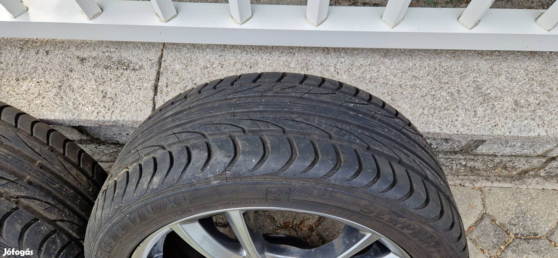 Eladó 4x100 17"-os Brock alufelni garnitúra szép állapotban!