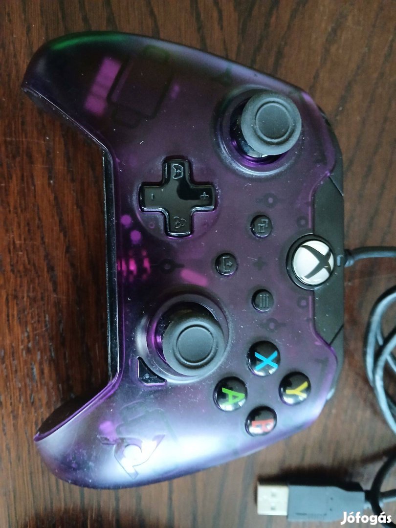 Eladó 52. Xbox One Pc PDP Egyedi Lila Fekete Vezetékes