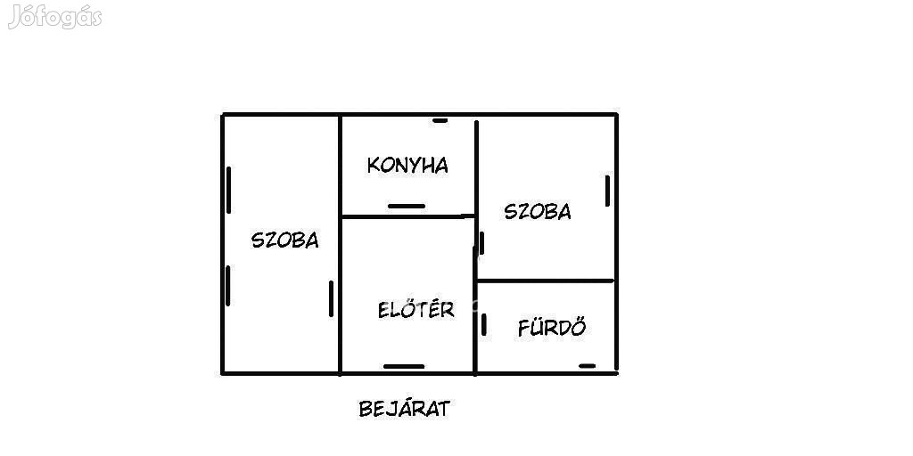 Eladó 55 nm-es ház Hatvan