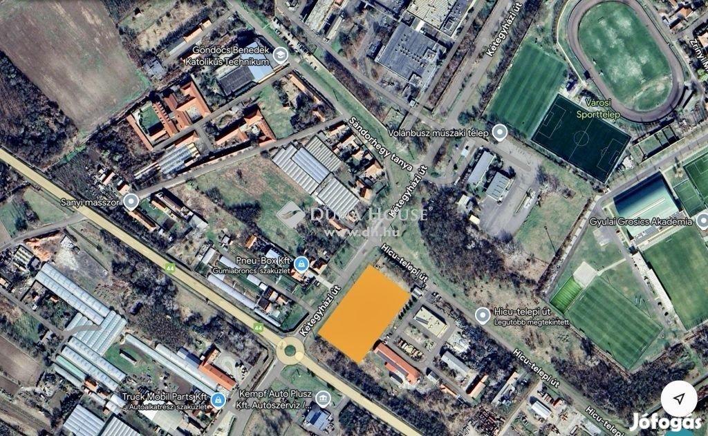 Eladó 5830 nm-es ipari terület Gyula