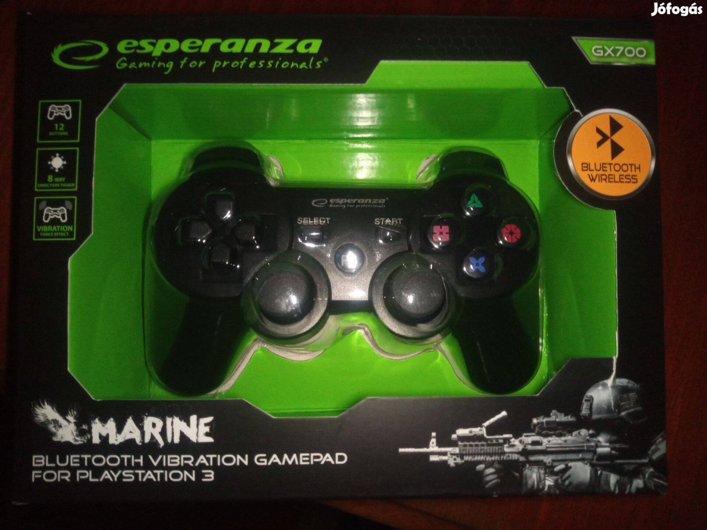 Eladó 59. Ps3 Esperanza Gx 700 Vezeték Nélküli Controller Új Bontatla