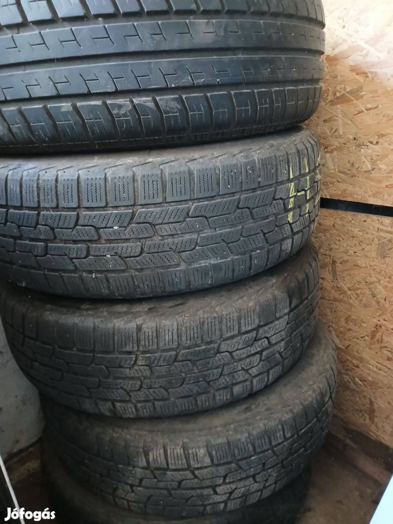 Eladó 5db 185x60x15 4db téli és 1db pótkerék nyári gumik 80% osak