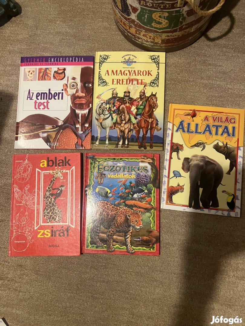 Eladó 5db gyermek könyv, szép színes