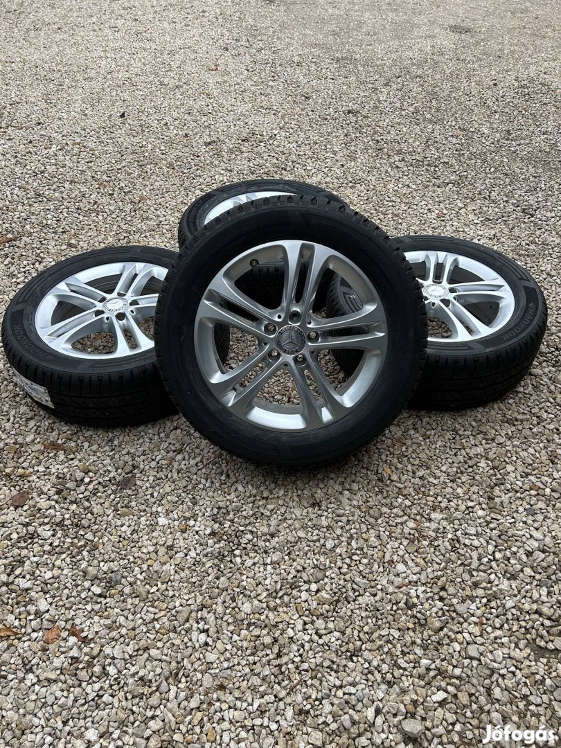 Eladó 5x112 r17 Mercedes V-osztály alufelni szett új téli gumival!