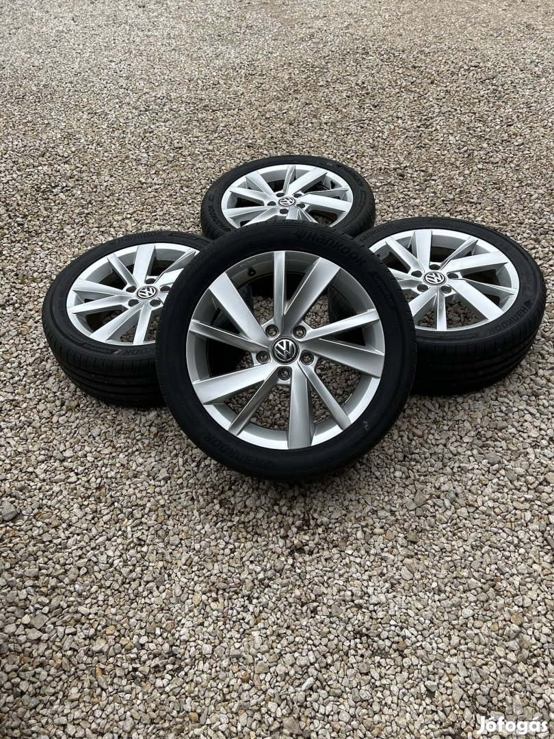 Eladó 5x112 r17 VW/Skoda "Gavia" alufelni új nyári gumival!