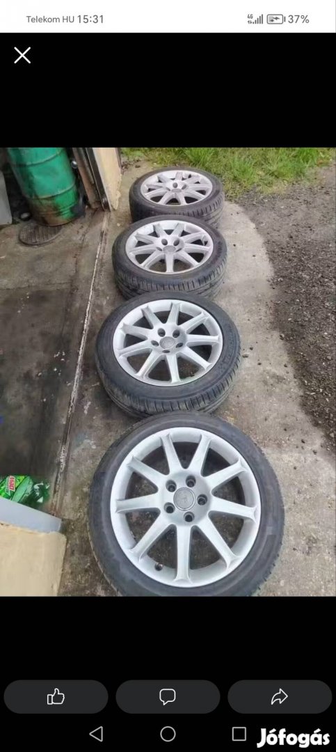 Eladó 5x112 r17 alufelni 