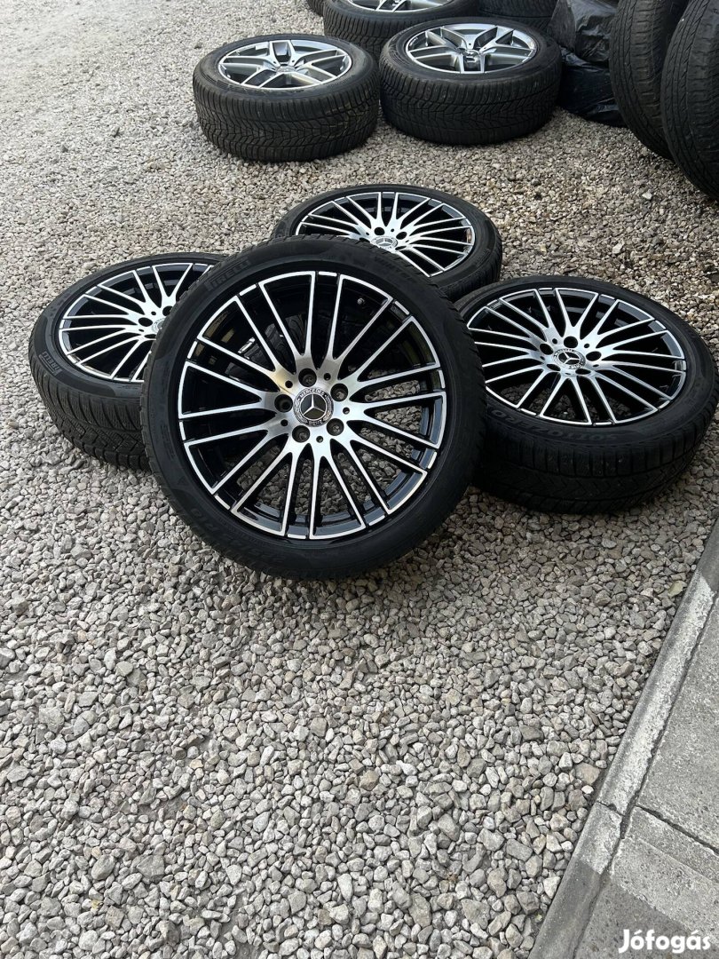 Eladó 5x112 r18 gyári Mercedes C-osztály alufelni szett!