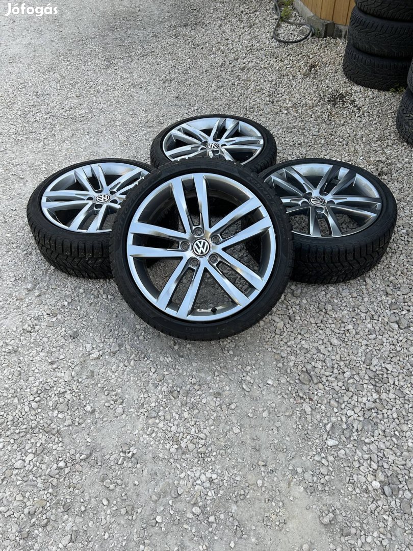 Eladó 5x112 r18 gyári VW Salvador alufelni szett!