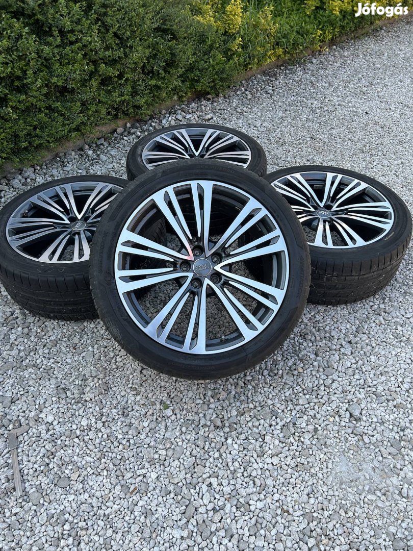 Eladó 5x112 r20 gyári Audi A8 alufelni szett!