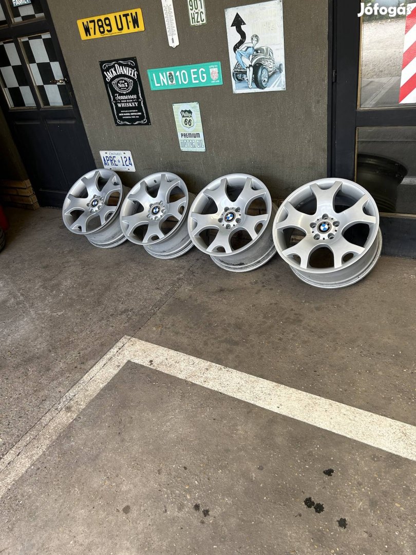 Eladó 5x120 r19 kétszéles gyári BMW E53 Style 63 alufelni!