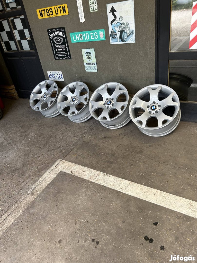 Eladó 5x120 r19 kétszéles gyári BMW E53 Style 63 alufelni!