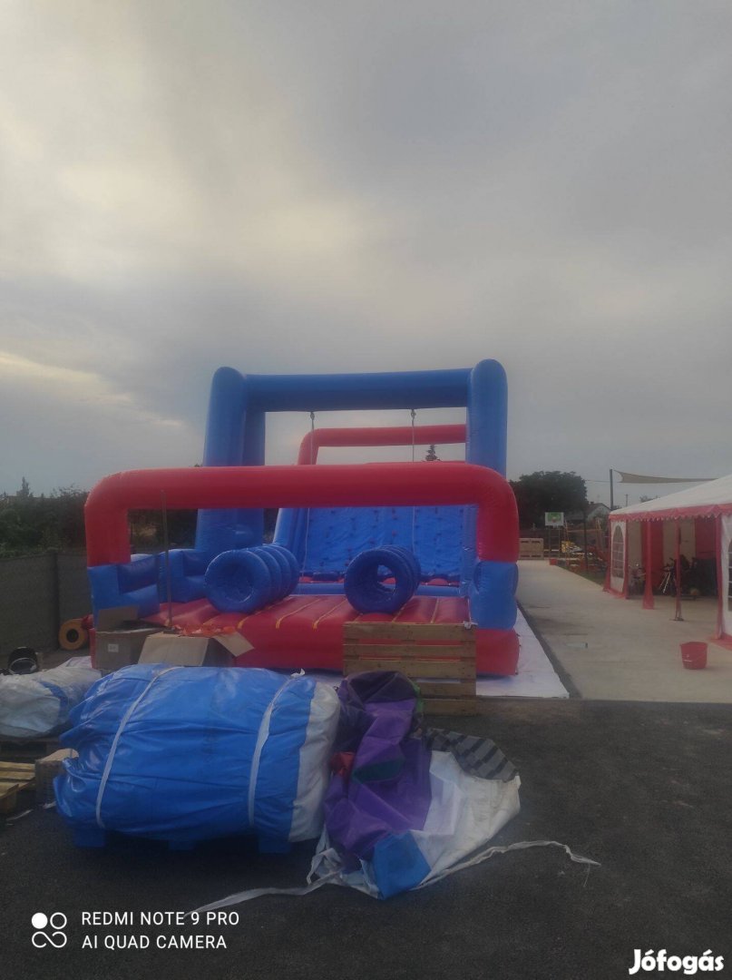 Eladó 5x25m Ninja Akadálypálya