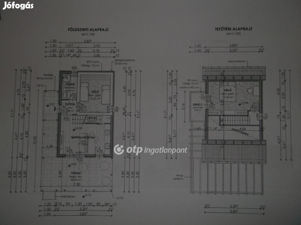 Eladó 63 nm-es ház Markaz