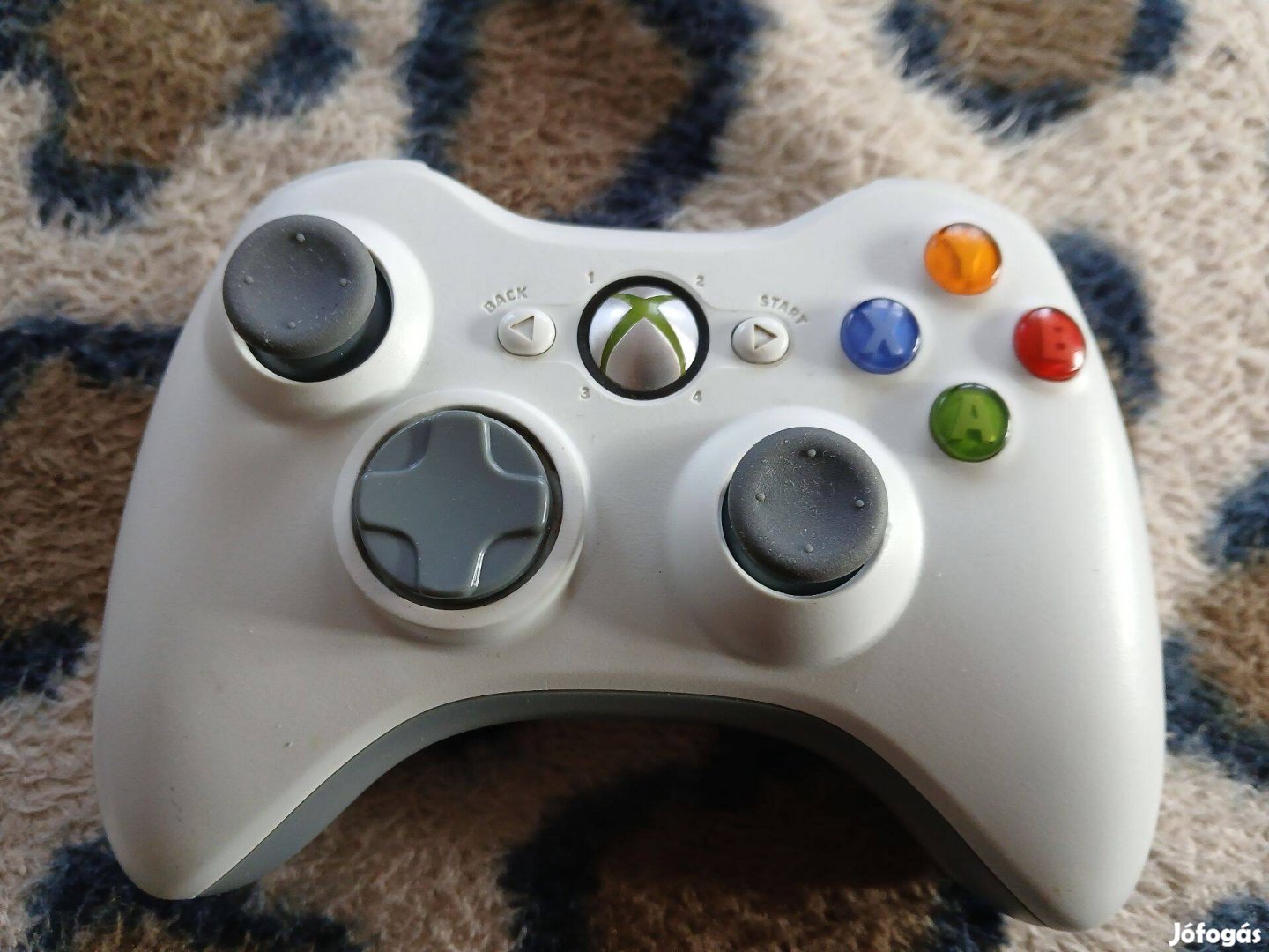 Eladó 66. Xbox 360 Fehér Vezeték Nélküli Controller Újszerű