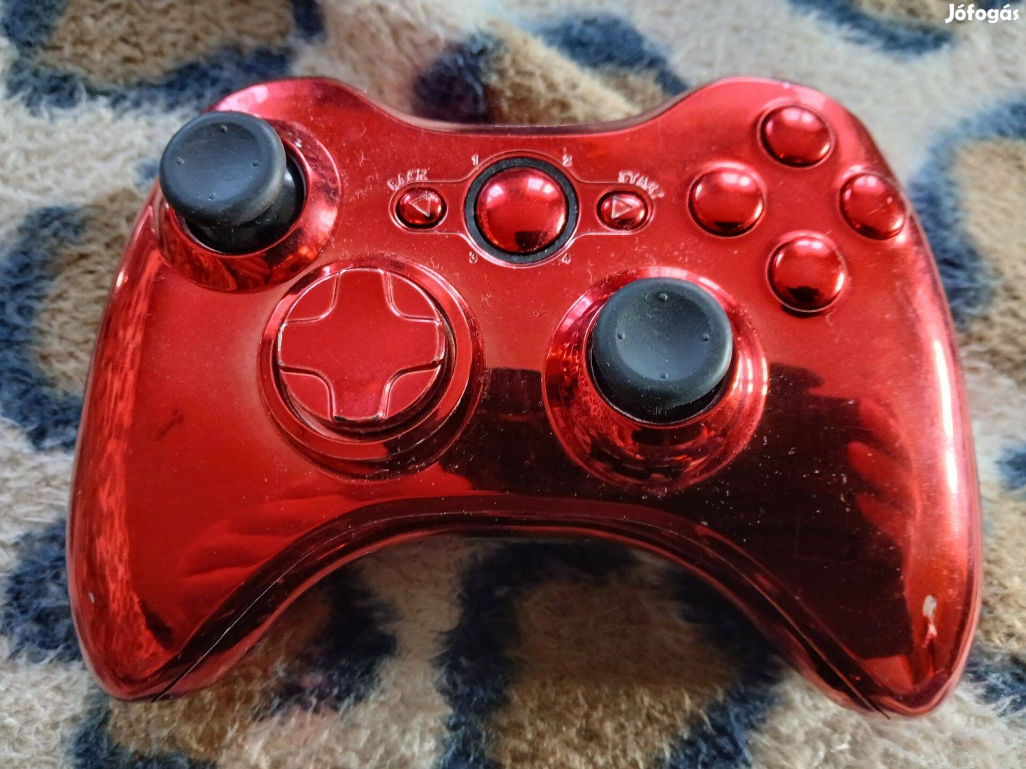 Eladó 67. Xbox 360 Piros Vezeték Nélküli Controller Újszerű