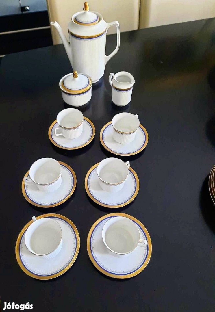 Eladó 6 személyes bareuther waldsassen számozott porcelán étkészlet 