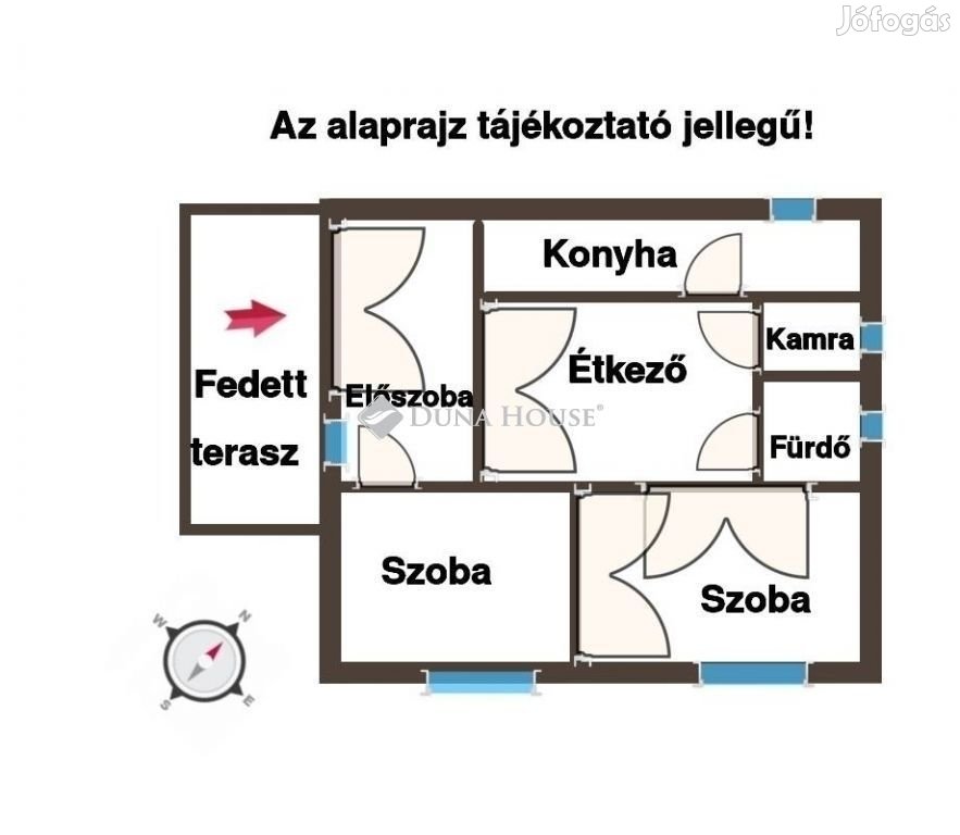 Eladó 78 nm-es ház Bugyi