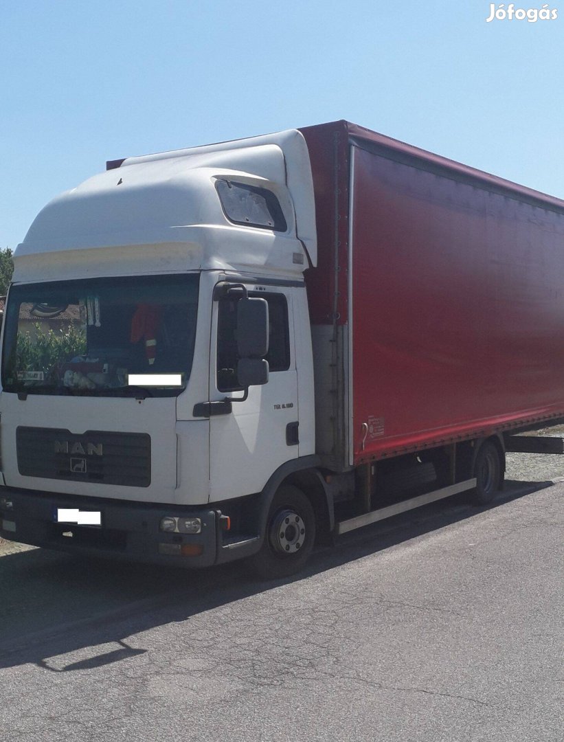 Eladó 7,5 tonnás MAN TGL 8.180