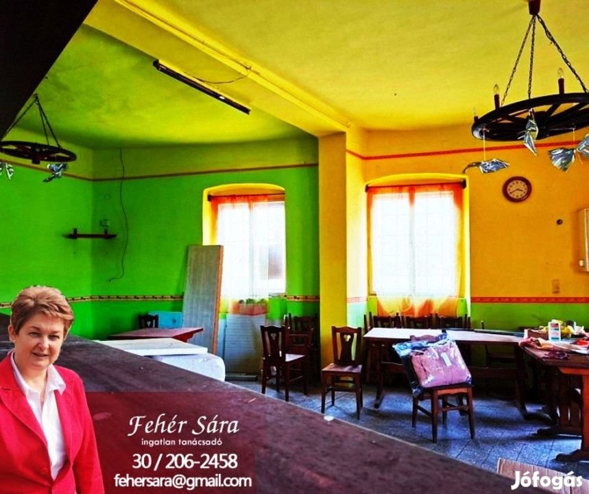 Eladó 81 nm-es Vendéglő, étterem Tiszajenő