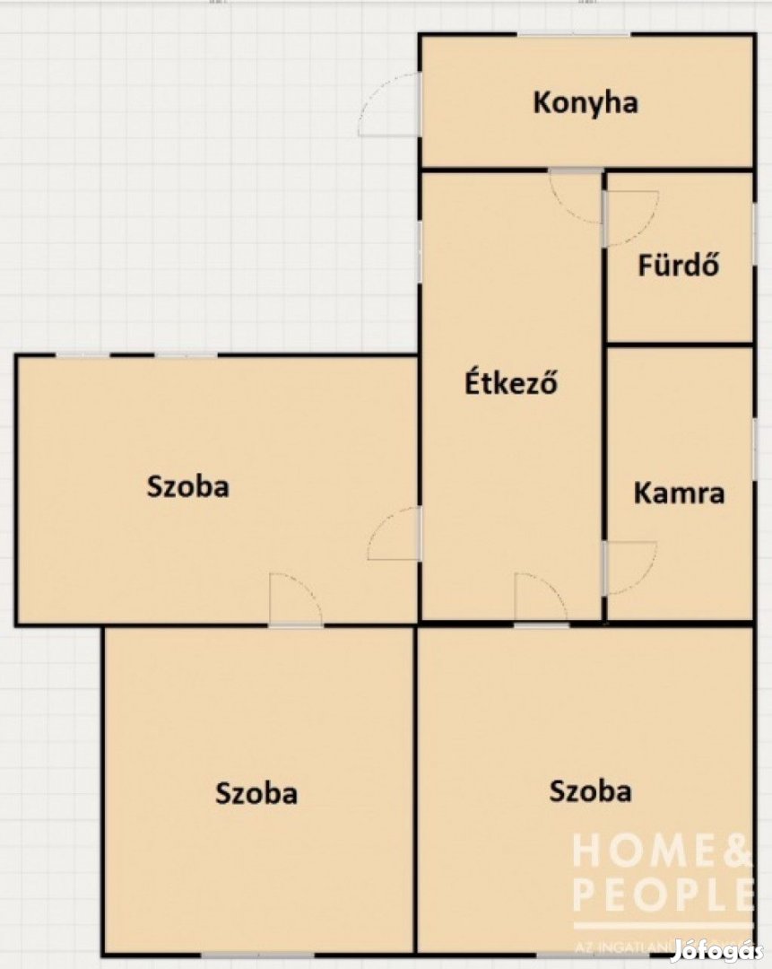 Eladó 90 nm-es Családi ház Földeák