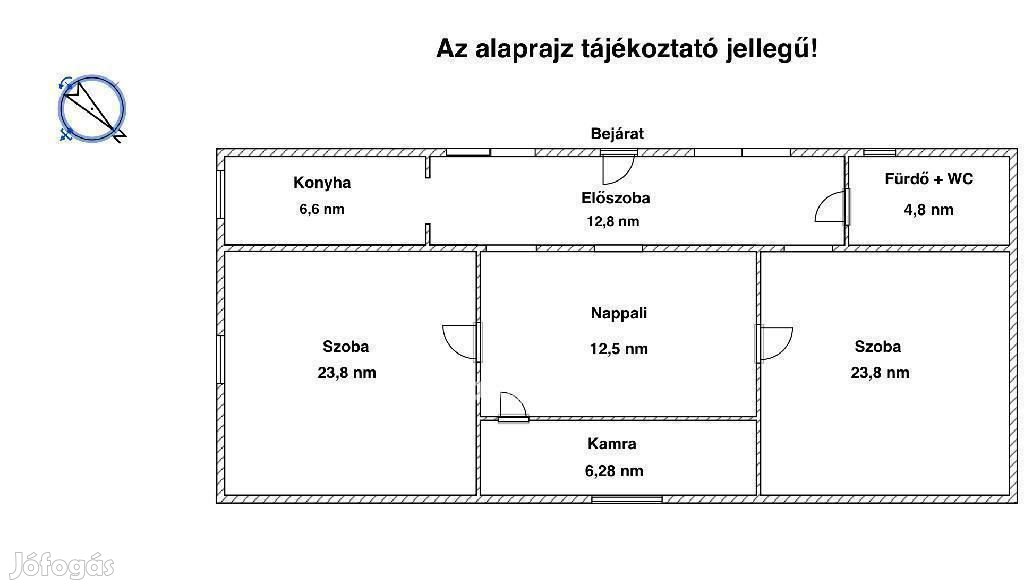 Eladó 98 nm-es ház Öttevény