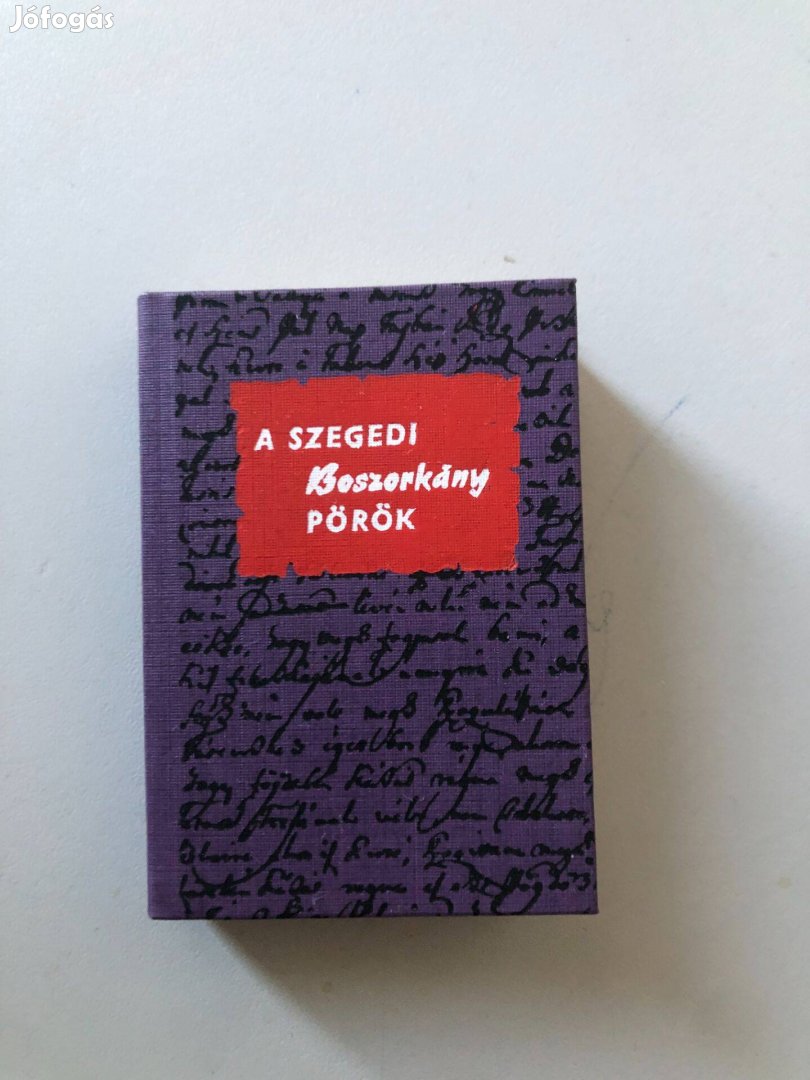 Eladó A Szegedi Boszorkány Pörök minikönyv